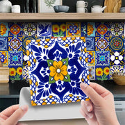 DecoPattern | Elegante Fliesenaufkleber mit nostalgischem Muster - Brezella