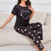 FlügelLuxe | Damen-Pyjama mit zartem Butterfly-Design - Brezella