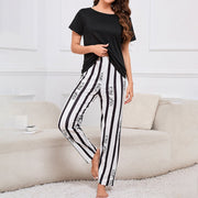 FlügelLuxe | Damen-Pyjama mit zartem Butterfly-Design - Brezella