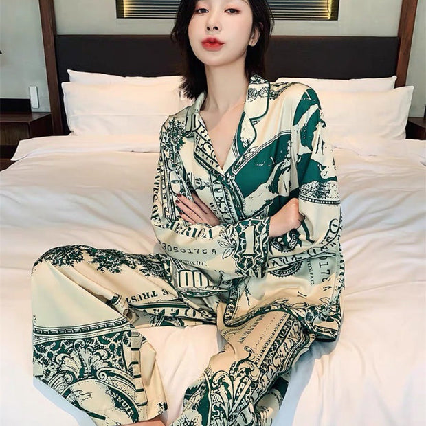 NachtGlanz | Premium Pyjama-Set mit Stil und Komfort - Brezella