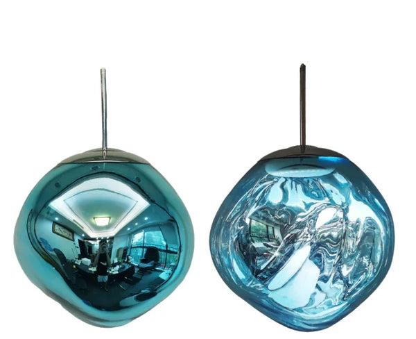 FjordGlow | Elegante Glas-Hängeleuchte im Nordic-Stil - Brezella
