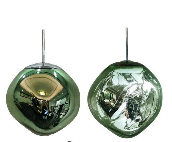 FjordGlow | Elegante Glas-Hängeleuchte im Nordic-Stil - Brezella