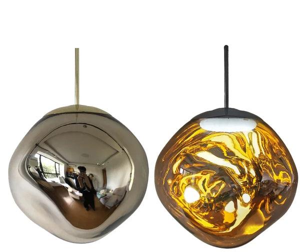 FjordGlow | Elegante Glas-Hängeleuchte im Nordic-Stil - Brezella