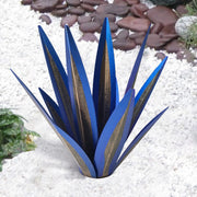 GlowSucculent | Kunstvolle Agave Statue aus haltbarem Metall - Brezella