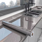 StoneShield | Elegante Küchenfolie mit Marmordesign - Brezella