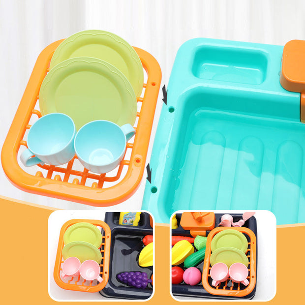 TinyDish | Mini-Spülbecken für realistischen Spielspaß - Brezella