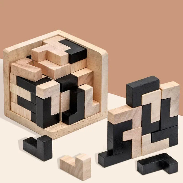 CubistRätsel | 3D-Puzzle für schlaue Köpfe - Brezella