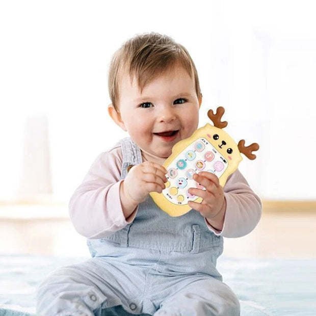 LachLaut | Kindertelefon mit fröhlichen Interaktionen - Brezella