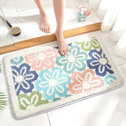 ZenBloom | Antirutsch-Bodenmatte mit charmantem Blumenmotiv - Brezella