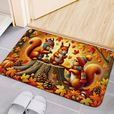 VivoMaple | Dekorative Türmatte mit charmantem Ahornblatt-Motiv - Brezella