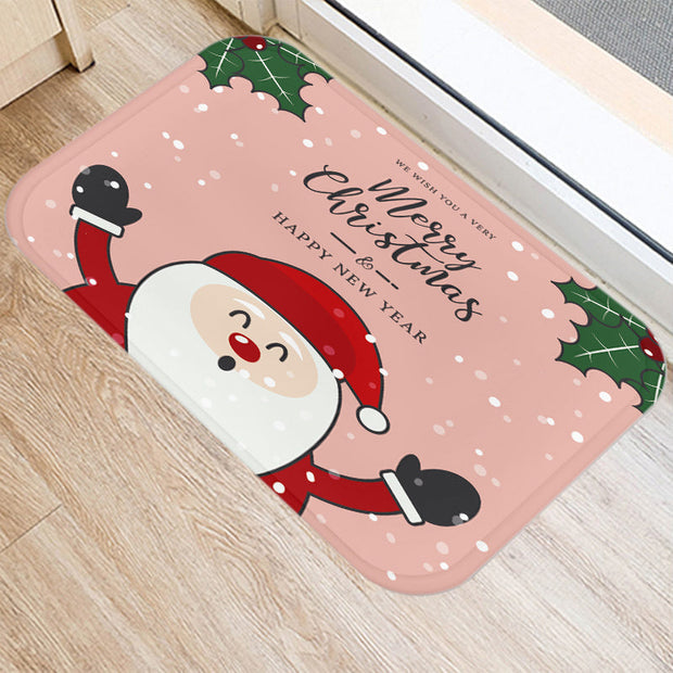 FroheWillkommen | Luxus-Türmatte im weihnachtlichen Design - Brezella