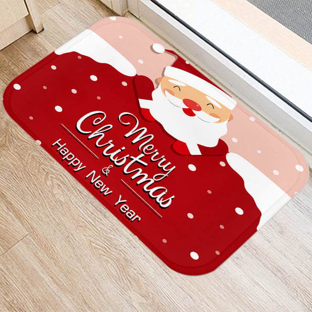 FroheWillkommen | Luxus-Türmatte im weihnachtlichen Design - Brezella