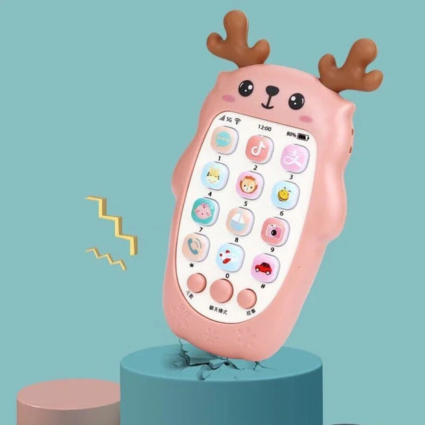 LachLaut | Kindertelefon mit fröhlichen Interaktionen - Brezella