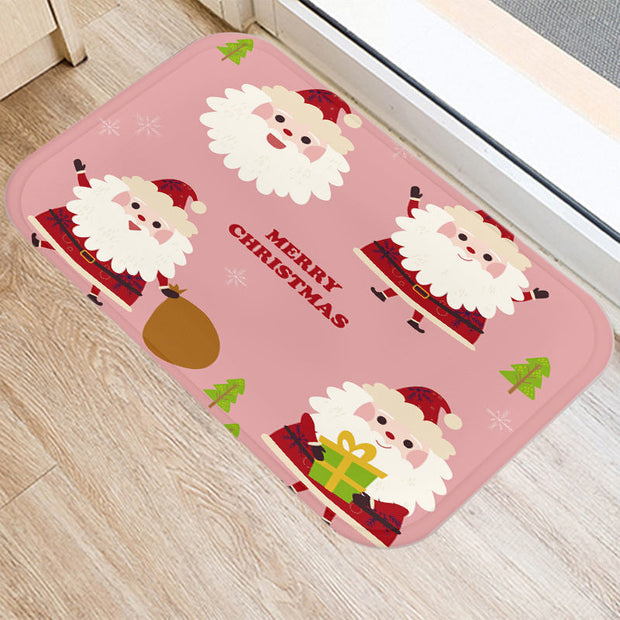 FroheWillkommen | Luxus-Türmatte im weihnachtlichen Design - Brezella
