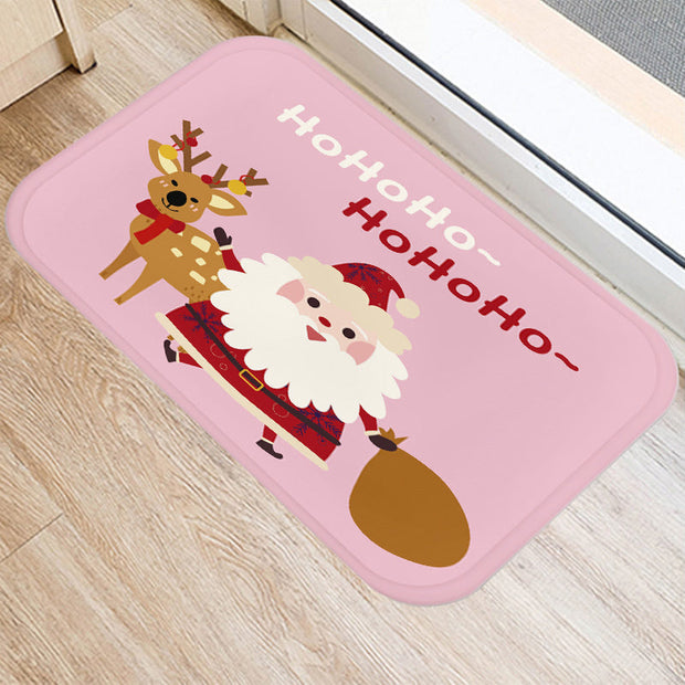 FroheWillkommen | Luxus-Türmatte im weihnachtlichen Design - Brezella