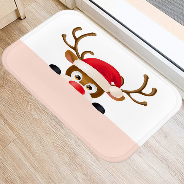 FroheWillkommen | Luxus-Türmatte im weihnachtlichen Design - Brezella