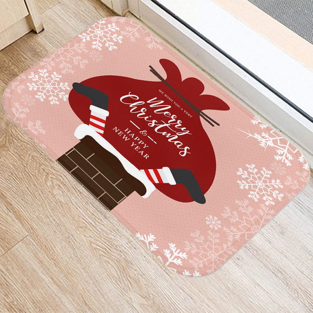 FroheWillkommen | Luxus-Türmatte im weihnachtlichen Design - Brezella