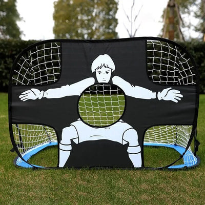 GoalMaster | Praktisches Pop-up-Tor für drinnen und draußen - Brezella