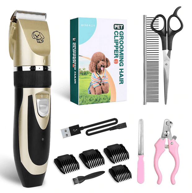 VibrationsFrei | Flüsterleiser Trimmer für Hundehaare - Brezella