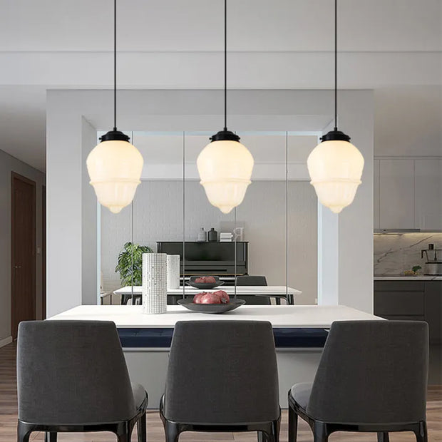 LumiVorm | Moderne geometrische Glasleuchte für klare Linien - Brezella