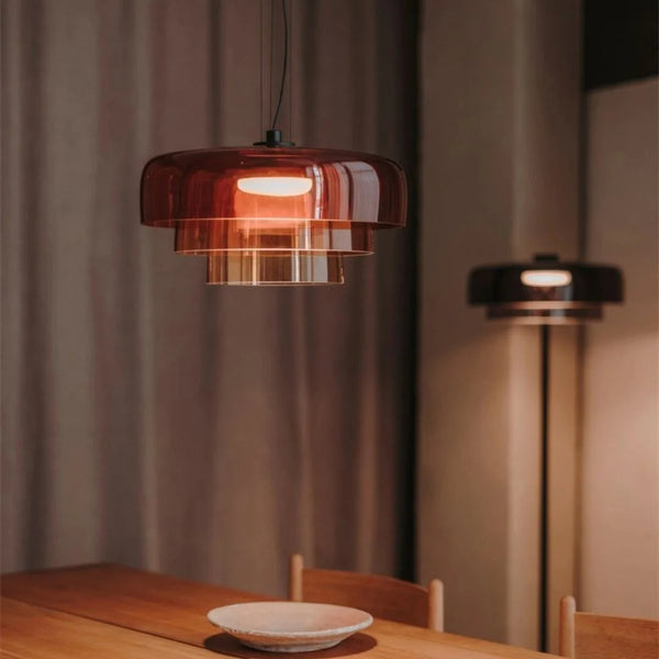 NordicAura | Glas Pendelleuchte mit norwegischem Stil - Brezella