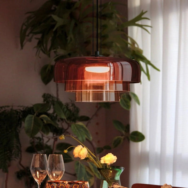 NordicAura | Glas Pendelleuchte mit norwegischem Stil - Brezella