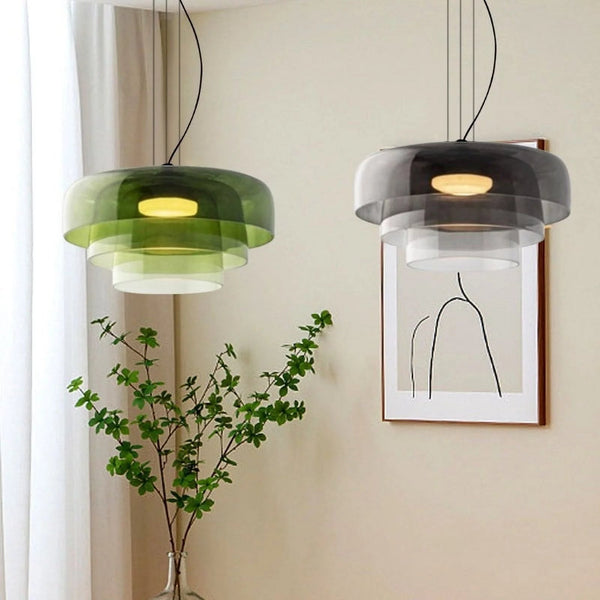 NordicAura | Glas Pendelleuchte mit norwegischem Stil - Brezella