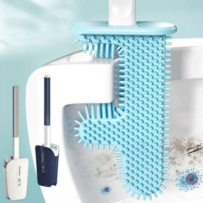 EasyClean | Gebogene Toilettebürste für optimale Reinigung - Brezella