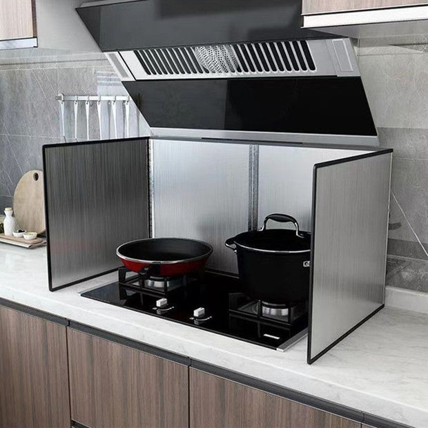 PureCook | Rostfreier Spritzschutz für eine saubere Kochumgebung - Brezella