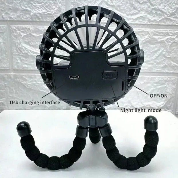 BreezeBaby | Flexibler Kinderwagenventilator mit USB-Aufladung - Brezella
