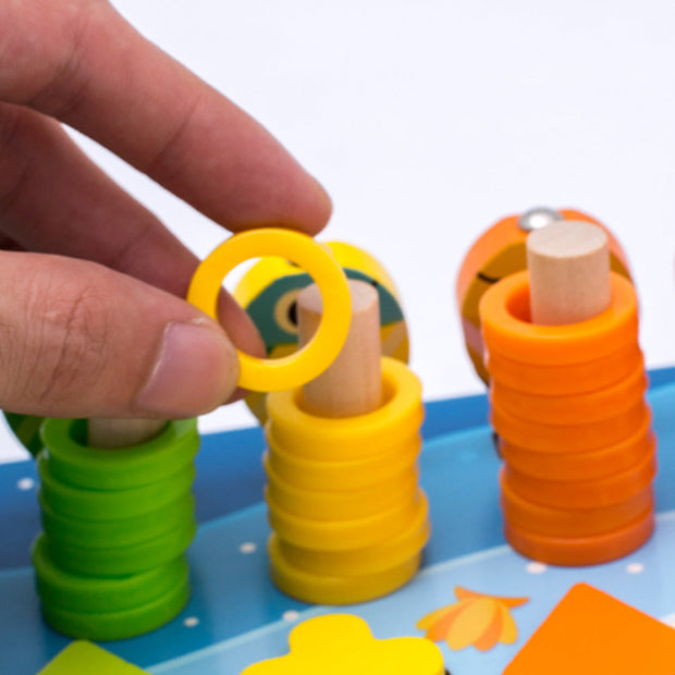 FarbEntwicklung | Handgefertigtes Lernbrett für Kinder - Brezella
