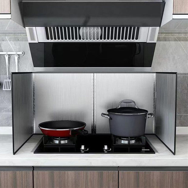 PureCook | Rostfreier Spritzschutz für eine saubere Kochumgebung - Brezella