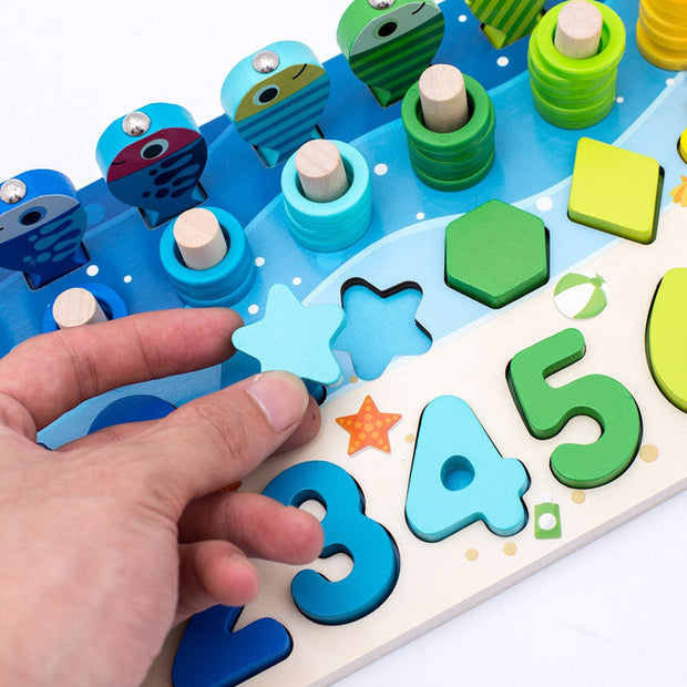 FarbEntwicklung | Handgefertigtes Lernbrett für Kinder - Brezella
