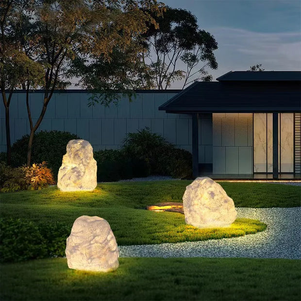 RockShine | Gartenbeleuchtung in Natursteinoptik - Brezella