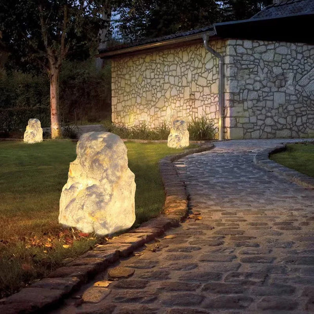 RockShine | Gartenbeleuchtung in Natursteinoptik - Brezella
