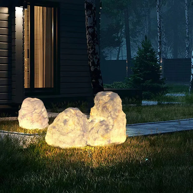 RockShine | Gartenbeleuchtung in Natursteinoptik - Brezella