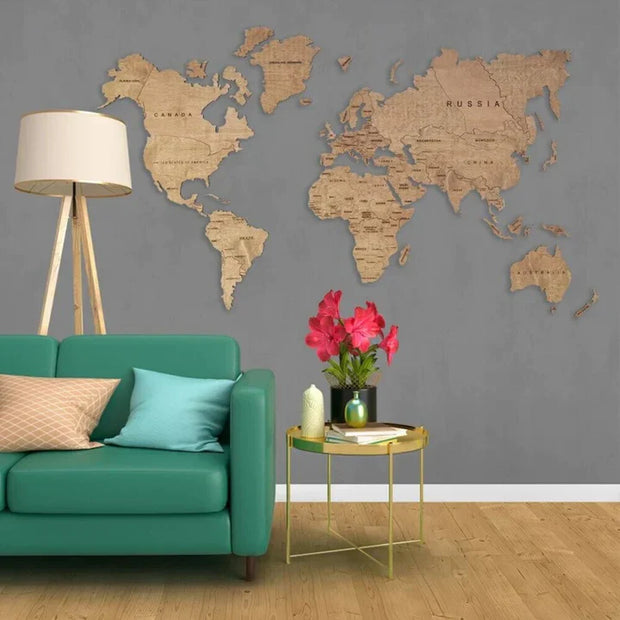 WanderPrint | Personalisierte Weltkarte für Reisende - Brezella