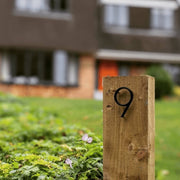 StilZahl | Hochwertige Schwarze Hausnummern für dein Zuhause - Brezella