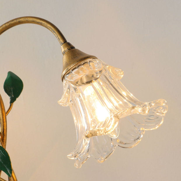 RoseGlow | Romantische Tischleuchte mit floralem Design - Brezella
