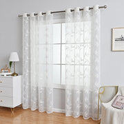 LumiBlossom | Stimmungsvoller Vorhang mit zarten Blumen für einen klassischen Look - Brezella