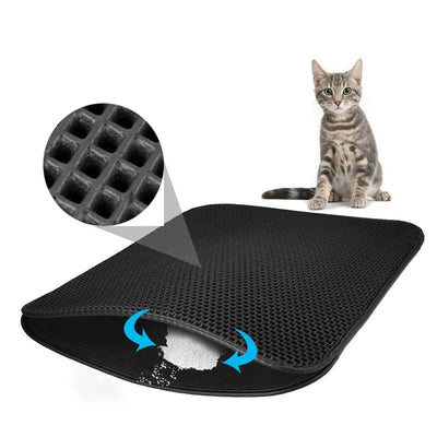 CleanNest | Kompakte und effiziente Katzenstreumatte - Brezella