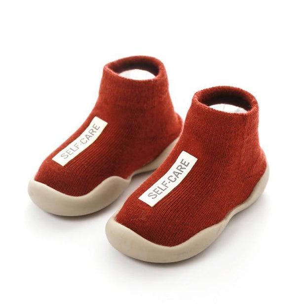 SamtSohle | Bequeme Babyschühchen mit rutschfester Sohle - Brezella