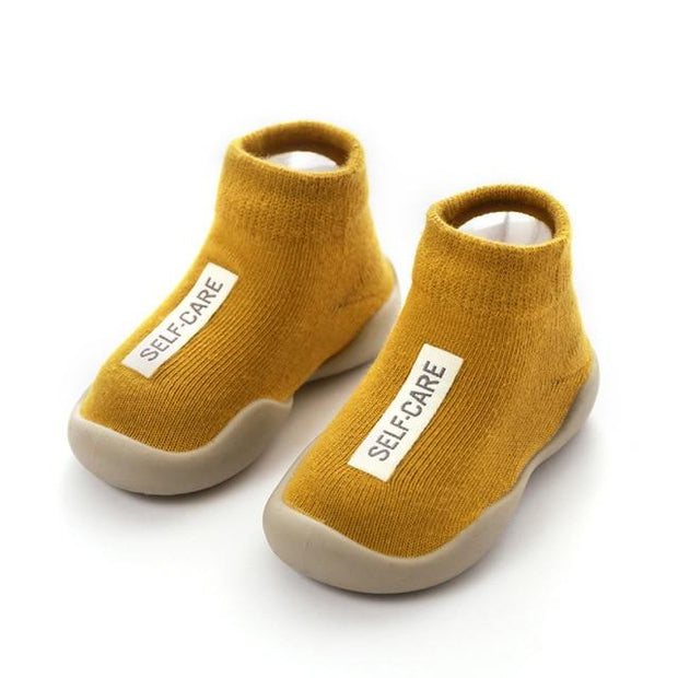 SamtSohle | Bequeme Babyschühchen mit rutschfester Sohle - Brezella