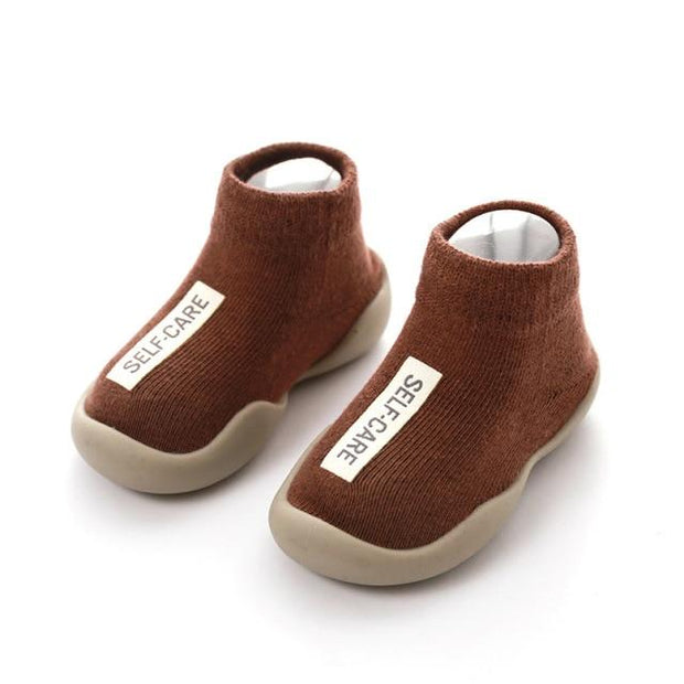 SamtSohle | Bequeme Babyschühchen mit rutschfester Sohle - Brezella