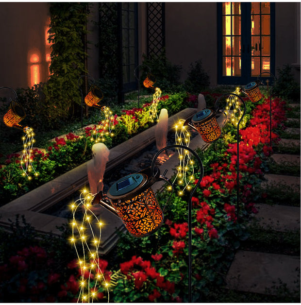 GlowRay | Sonnenlicht Gartenlampe für warme Abendbeleuchtung - Brezella