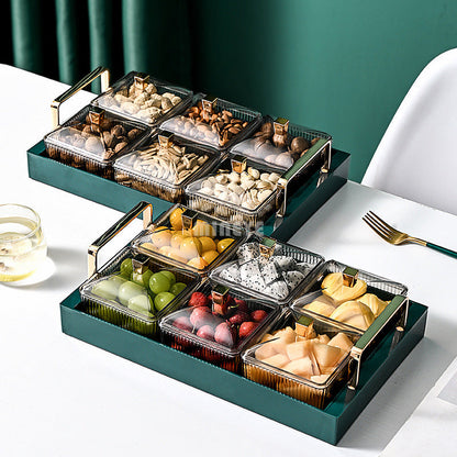 DeluxeTeller | Hochwertiges Servierblatt für Desserts und Snacks - Brezella