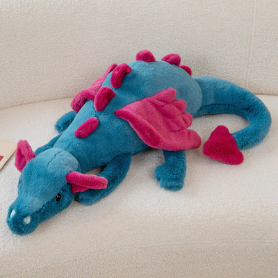 DrachenFreund | Flauschiger Plüschdrache zum Kuscheln - Brezella