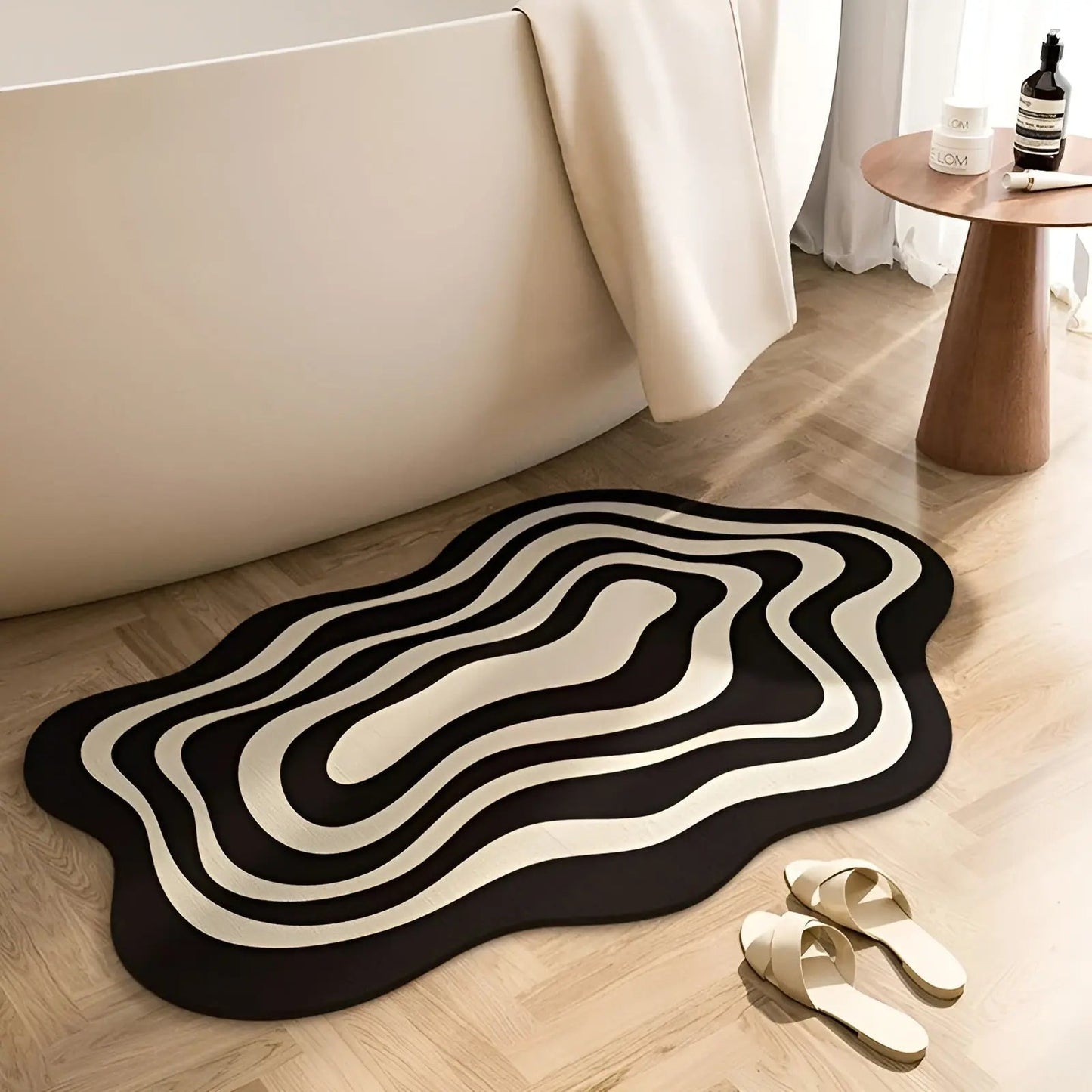 RapidMat | Wasseraufsaugende Badematte mit Antirutsch-Schutz