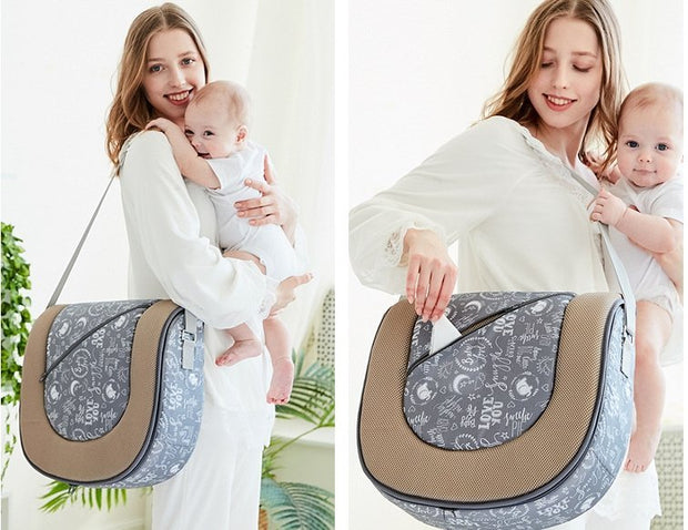 KomfortBaby | Vielseitige Wickeltasche und Bett in Einem - Brezella