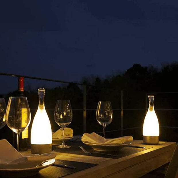 GlanzFlasche | Elegante Flaschenlampe für charmante Beleuchtung - Brezella
